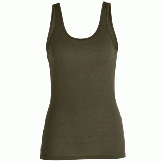 Icebreaker Wmns Siren Tank - Merinowolle Unterhemd Damen loden L