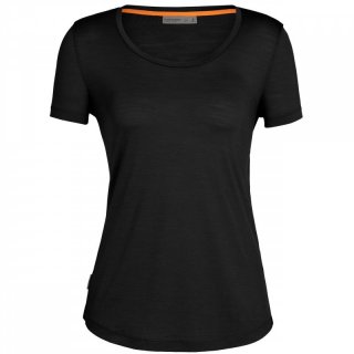 Icebreaker Wmns Sphere II Short Sleeve Scoop Tee Kurzarmshirt Damen black M