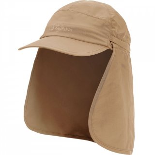 Jack Wolfskin Supplex Canyon Cap - mit Nackenschutz sand storm M / 54-57 cm