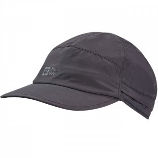 Jack Wolfskin Supplex Canyon Cap - funktionelle Baseballkappe mit Nackenschutz phantom M / 54-57 cm