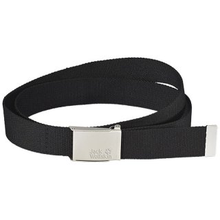 Jack Wolfskin Webbing Belt Wide Textilgewebe-Gürtel mit Metallschließe black