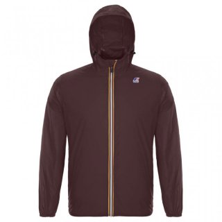 K-WAY Le Vrai 3.0 Claude - Regenjacke Unisex mit Kapuze Red Dk Amaranto XS