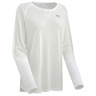 KARI TRAA Maria LS - weit geschnittenes Langarm-Funktionsshirt Damen bwhite L / 40