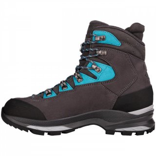 LOWA Mauria EVO GTX Ws - Trekkingschuhe Damen anthrazit/trkis 39 / 5.5 UK