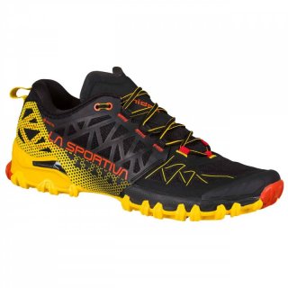 La Sportiva Bushido II GTX Men - Trailrunningschuhe Herren black/yellow 48 / 13 UK