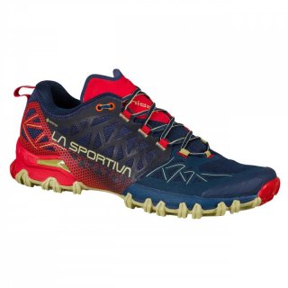 La Sportiva Bushido II GTX Men - wasserdichte Trailrunningschuhe Herren black / neon 44.5 / 10 UK
