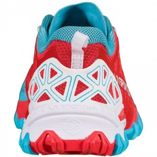 La Sportiva Bushido II Women - Trailrunningschuhe Damen hibiscus / malibu blue 42 / 8 UK