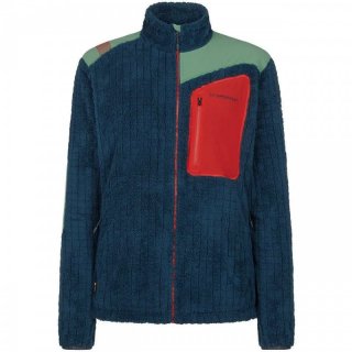 La Sportiva Sling Jacket Men - warme, sportliche Fleecejacke Herren opal / grass green 52 / L