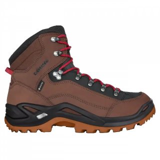 Lowa Renegade GTX Mid Men - Wanderschuhe Herren mahagoni/rot 41.5 / 7,5 UK