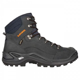 Lowa Renegade GTX Mid Men - Wanderschuhe Herren navy/orange 44.5 / 10 UK