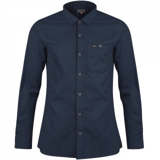 Lundhags Ekren Solid Ms LS Shirt - Allround Langarmhemd Herren mid blue 52 / L