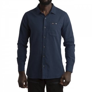 Lundhags Ekren Solid Ms LS Shirt - Allround Langarmhemd Herren amber 52 / L