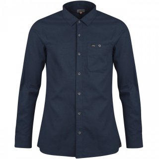 Lundhags Ekren Solid Ms LS Shirt - Allround Langarmhemd Herren mid blue 50 / M