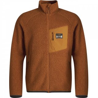 Lundhags Flok Wool Ms Pile - Merinowoll-Fleecejacke Herren dark gold 48 / S
