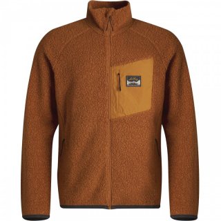 Lundhags Flok Wool Ms Pile - Merinowoll-Fleecejacke Herren dark gold 48 / S
