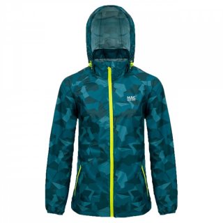 MAC IN A SAC Origin Jacket - Regenjacke Unisex teal camo XXL