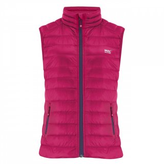 MAC IN A SAC Womens Alpine Gilet - Daunenweste Damen mit Packbeutel fuchsia 38 / S