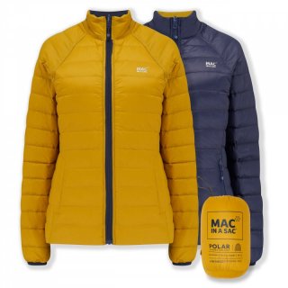 MAC IN A SAC Womens Polar - Daunenjacke Damen navy/mustard 40 / M