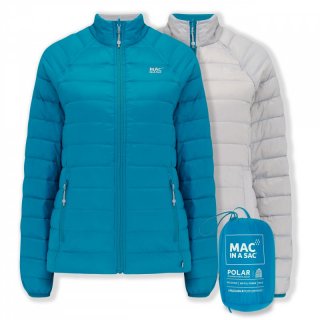 MAC IN A SAC Womens Polar - Daunenjacke Damen petrol/soft grey 42 / L