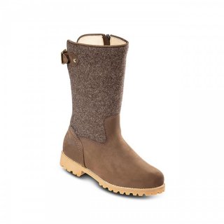 Meindl Innsbruck Lady II GTX - mit Lammfell geftterter Freizeit-Winterstiefel Damen dunkelbraun 42 / 8 UK
