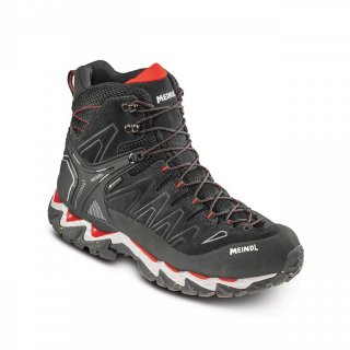 Meindl Lite Hike GTX - Leichtwanderschuhe Herren schwarz rot 47 - 12 UK