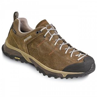 Meindl San Diego GTX Men - wasserdichte flache Allroundschuhe/Leichtwanderschuhe Herren braun/orange 44.5 / 10 UK