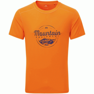 Mountain Equipment Headpoint Script Mens Tee - Funktionsshirt Herren ember 52-54 / L