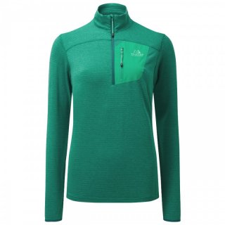 Mountain Equipment Lumiko Womens Zip T - leichter Fleece-Pullover  fr Damen spruce deep green 36/38 - UK 10