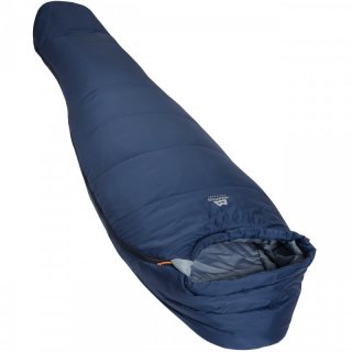 Mountain Equipment Lunar I - Kunstfaserschlafsack Sommer denim blue regular links