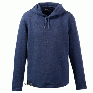 Mufflon Kamir W50 - Pullover mit Kapuze Herren nachtblau L