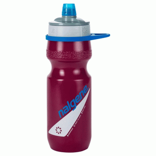 Nalgene Draft Bottle - Sporttrinkflasche mit selbstschließendem Ventil, 0.65 Liter berry 0.65 L