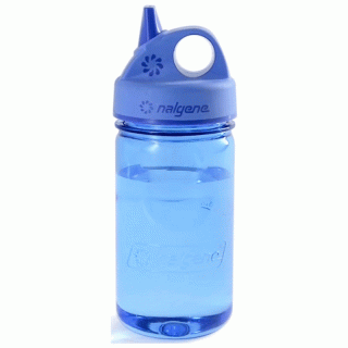 Nalgene Grip-N-Gulp| spritzsichere Trinkflasche Kinder, 0.35 Liter blue 0.35 Liter