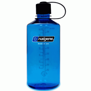 Nalgene Sustain Narrow Mouth Bottle Trinkflasche - BPA-frei - 1.0 Liter blau
