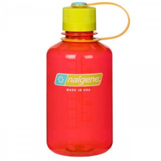 Nalgene Sustain Narrow Mouth Bottle Trinkflasche - BPA-frei - 50% Recycled Content, 0.5 Liter Liter pomegranate