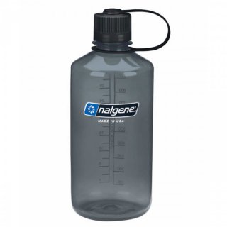 Nalgene Sustain Narrow Mouth Bottle Trinkflasche - BPA-frei - 50% Recycled Content, 0.5 Liter/1.0 Liter gray 1.0 L