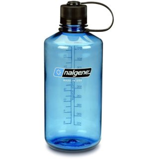 Nalgene Sustain Narrow Mouth Bottle Trinkflasche - BPA-frei - 50% Recycled Content,1.0 Liter blau