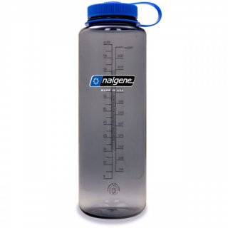 Nalgene Sustain Wide Mouth Bottle Trinkflasche - BPA-frei - 50% Recycled Content, blue 1.5 L