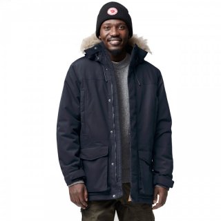 Fjllrven Nuuk Lite Parka Men - wasserdichter Parka Herren mit Kapuze