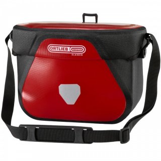 ORTLIEB Ultimate - wasserdichte Lenkertasche, 6,5 Liter red-black