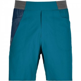 ORTOVOX Piz Selva Light Shorts Men | kurze Ultraleicht-Trekkingshorts/Trailrunningshorts Herren blue sea XL