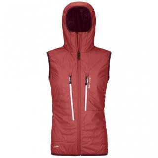 ORTOVOX Swisswool Piz Boe Vest Women - leichte Merinowolle-Thermoweste Damen mit Kapuze blush L / 40/42