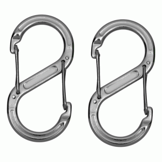 Origin OUTDOORS Aluminium-Zubehrkarabiner 2 Stck