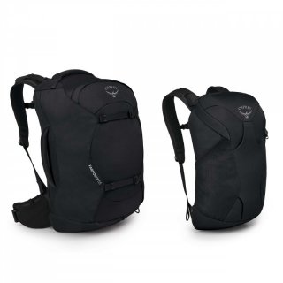 Osprey Farpoint 55 Herren - Reiserucksack mit Tagesrucksack, 55 Liter
