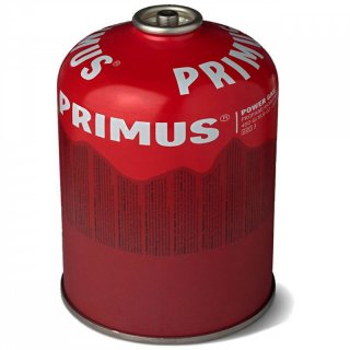 PRIMUS Power Gas rot | Ventil-Gaskartuschen (Frühjahr-Herbst) 450 g Grundpreise siehe Text