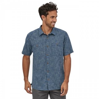 Patagonia Mens Back Step Shirt - Hanf Kurzarm-Freizeithemd Herren