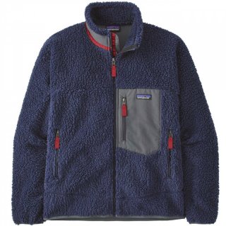 Patagonia Mens Classic Retro-X Fleece Jacket - winddichte warme Fleecejacke Herren new navy/wax red 56 / XXL
