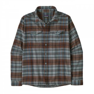 Patagonia Mens Fjord Flannel Shirt - rising storm blue sage  50 / M
