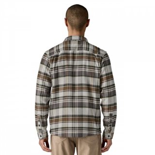 Patagonia Mens Fjord Flannel Shirt - treelined smolder blue 50 / M