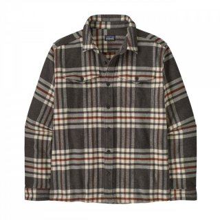 Patagonia Mens Fjord Flannel Shirt - catch ink black 50 / M