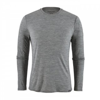 Patagonia Mens L/S Cap Cool Lightweight Shirt - Langarmshirt grey L